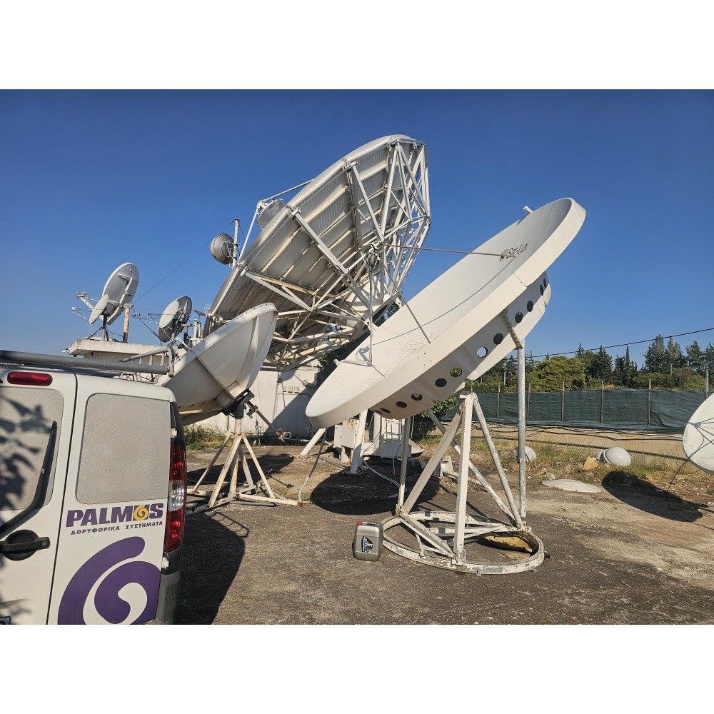 ANT1 TV 4.8 μετρα Teleste Φιλανδικη Κεραια μετατροπη απο C band σε Ku 2026