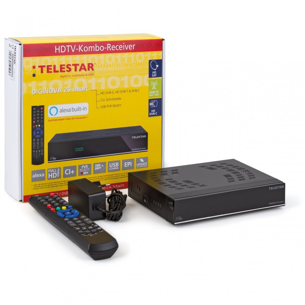 TELESTAR 25 HD CI+ RECEIVER DIGINOVA 