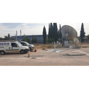 Hellas Sat  2.4 meters antenna uplink Ka band 